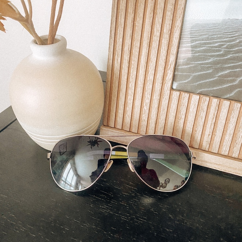 Kate Spade Sunglasses Chrome Blossom Navy Green